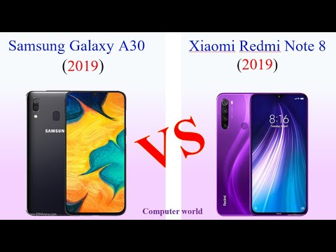 Samsung Galaxy A30 (2019) vs Xiaomi Redmi Note 8 (2019)