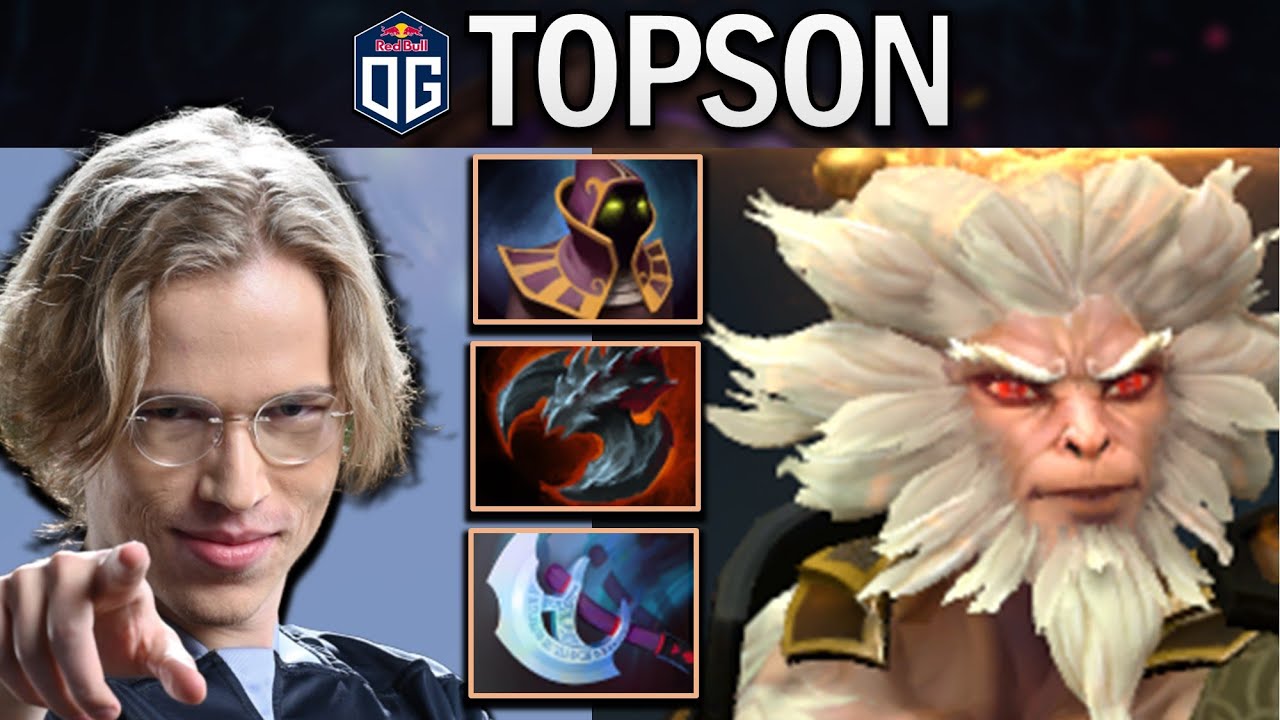 OG.TOPSON MONKEY KING WITH MANTA-SATANIC - DOTA 2 7.30 GAMEPLAY