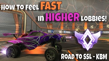 How to Feel FAST in HIGHER lobbies!! Educational 2v2 Road to SSL with NO MECHANICS KBM #7