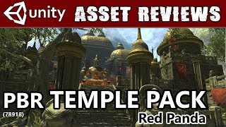 Unity Asset Kit Reviews - PBR Temple Pack from Red Panda
