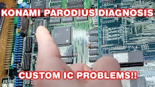 [ARCADE PCB] Konami Gokujou Parodius Diagnosis Let's Figure Out What Happened