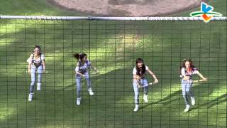 20130803 CPBL 獅VS犀牛 賽前 犀睛女孩熱舞show