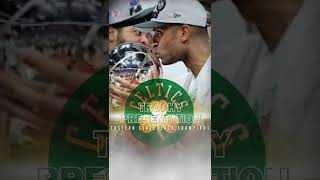 Cornbread Maxwell Presents Larry Bird MVP to Jayson Tatum