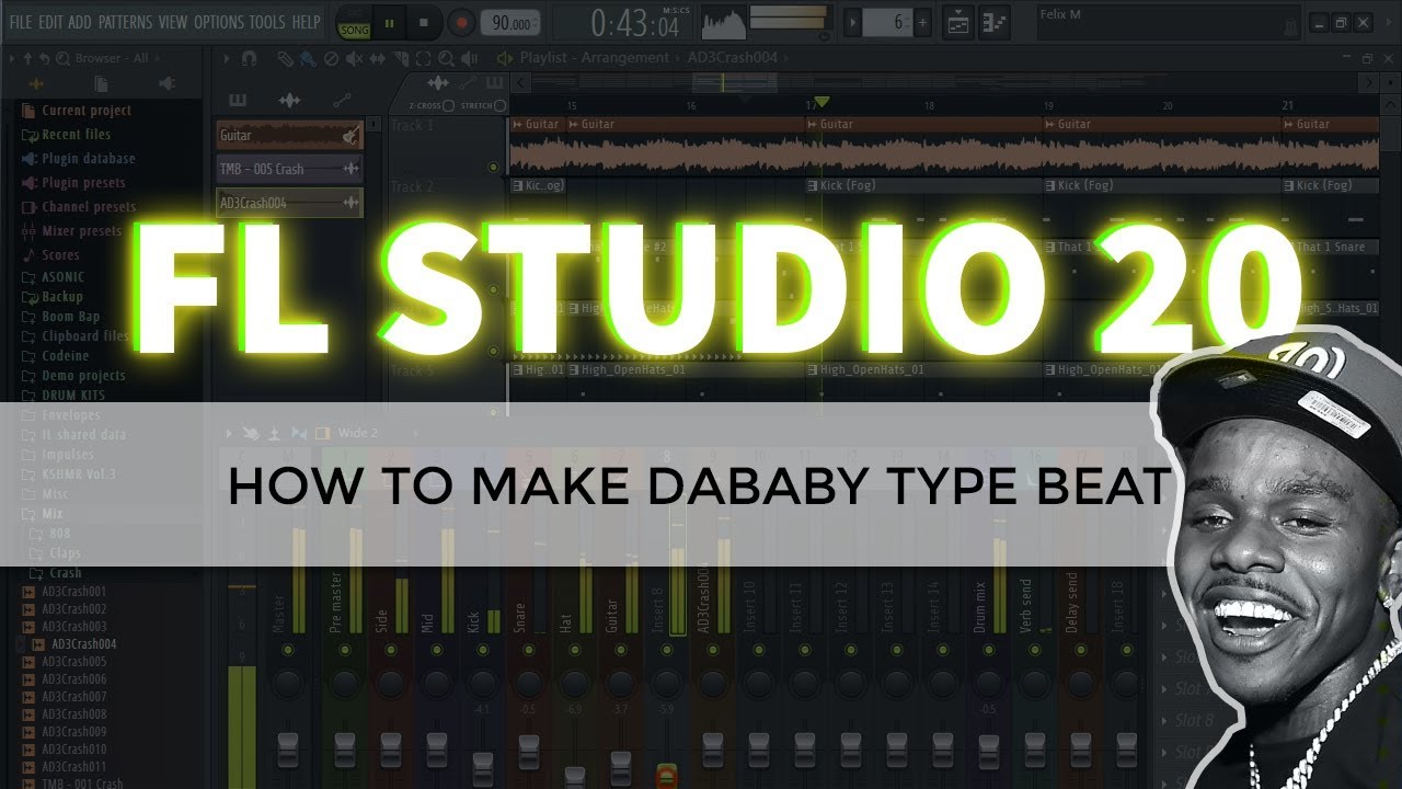 How To Make DaBaby Type Beat | FL Studio 20