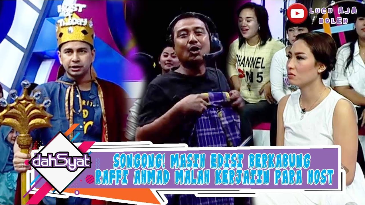 EDISI BERKABUNG AYU DEWI! SONGONGNYA RAFFI AHMAD MALAH KERJAIIN PARA HOST PAKE SARUNG - DAHSYAT