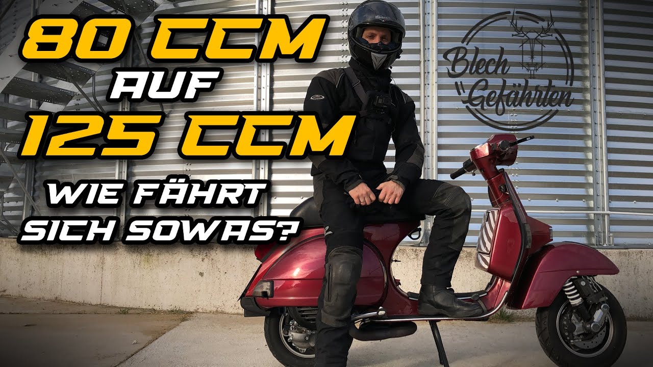 Vespa PX 80 auf 125 ccm umrüsten Wie fährt sich sowas? Firstkick und Probefahrt bei 0°C