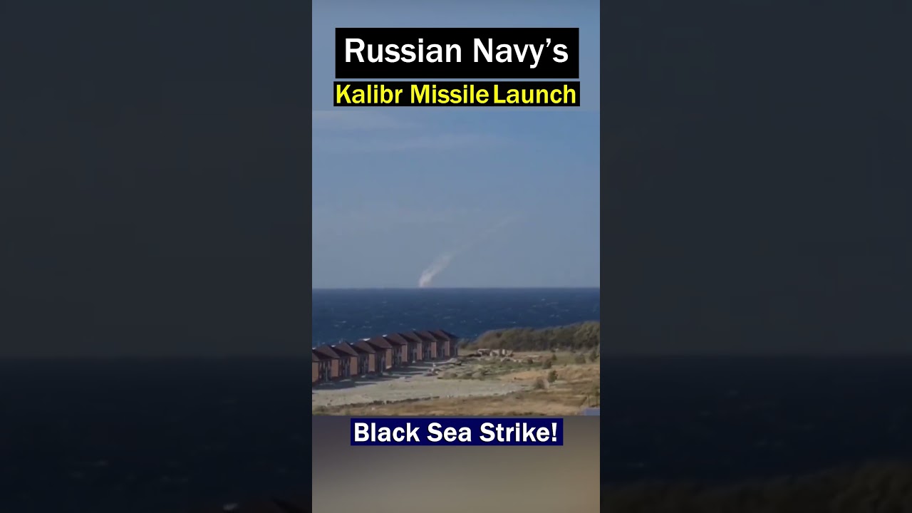 Kalibr Missile Launch from the Black Sea: Russian Navy Strikes Deep
