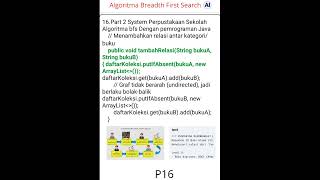 Part 2 Sistem Perpustakaan Sekolah algoritma bfs dengan pemrograman Java