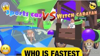 LEGENDARY SPORTS CAR VS WITCHES CARAVAN wHo Is ThE FaStEsT???