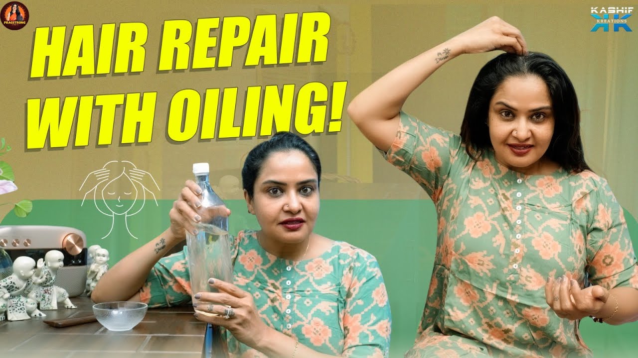 HAIR REPAIR WITH OILING || Hair Care || Pragathi | Pragstrong