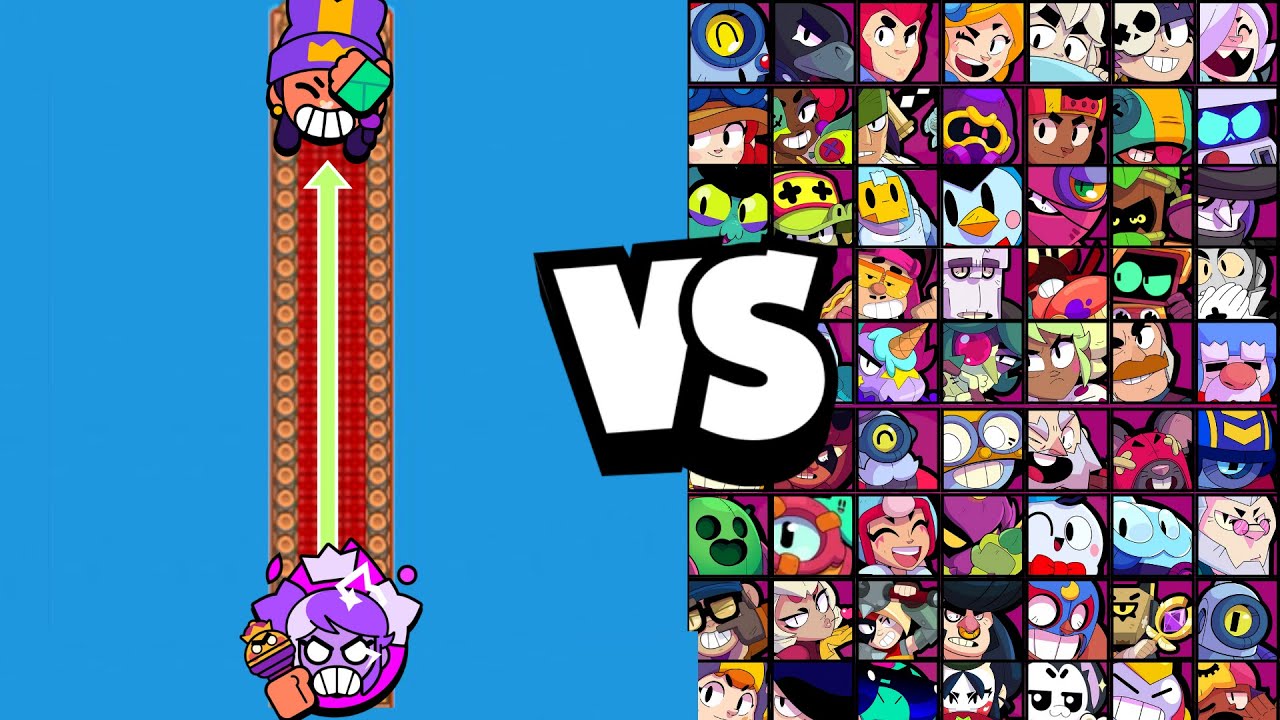 WHO CAN OUTRUN SUPER MANDY? | ALL BRAWLERS | WITH SUPERS, STARS, GADGETS!