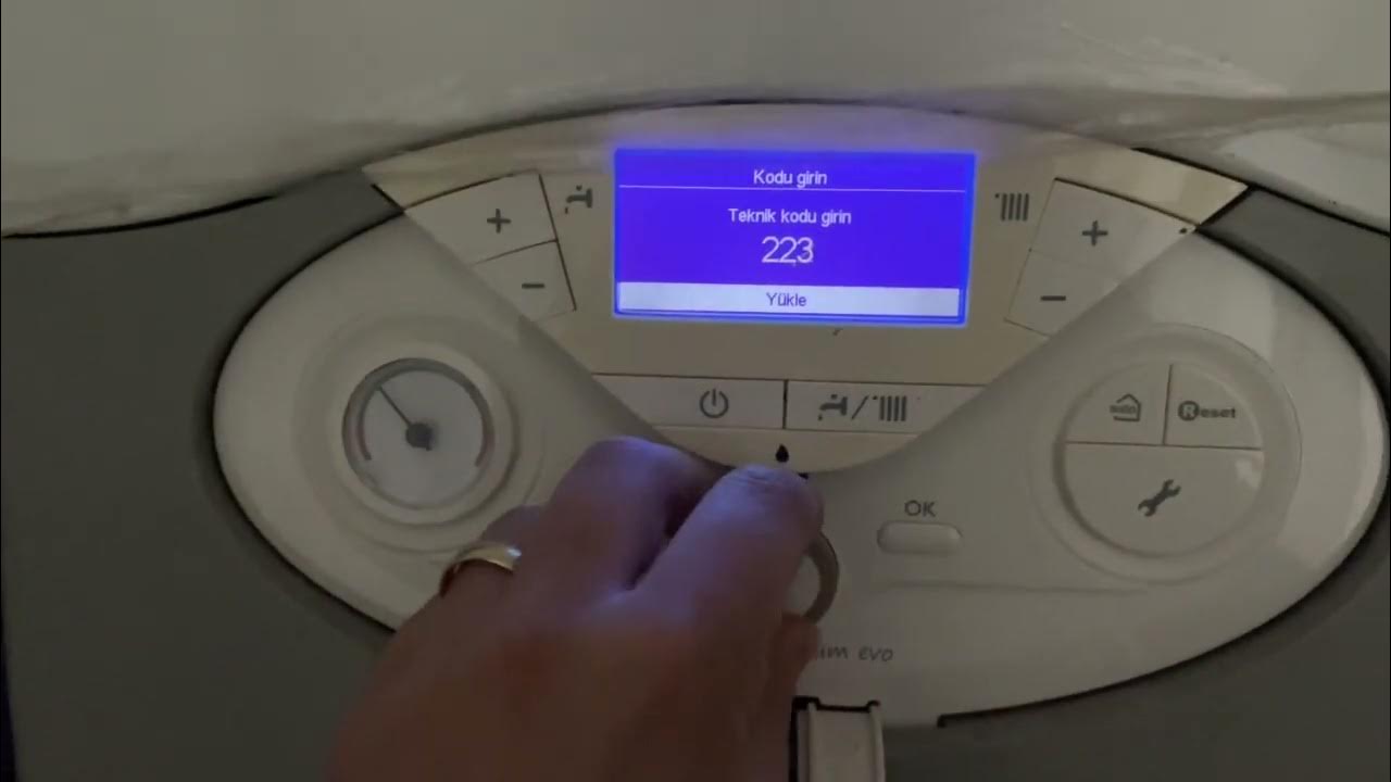 Ariston genus premium evo kombi 3p9 uyarisi kaldirma YouTube