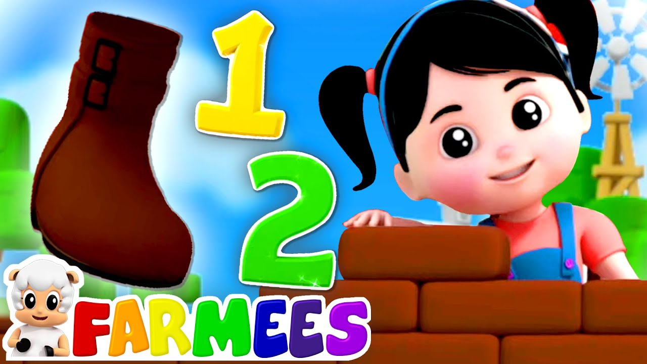 One Two Buckle My Shoe Preschool Nursery Rhymes & Kids Songs Best