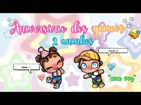 🎈*ROTINA* ANIVERSÁRIO DOS GÊMEOS 🎂🎉 [with voice] avatarworld