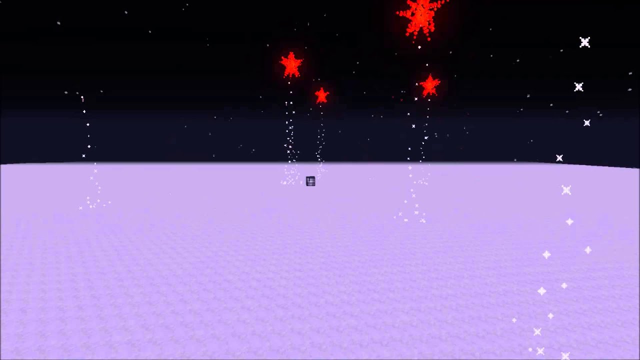 Minecraft - Awesome Firework Show - YouTube