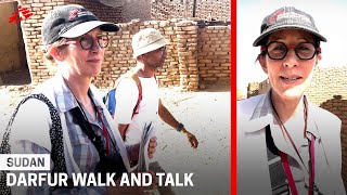 Darfur, Sudan walk and talk: One year of war