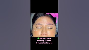 A little brow lamination tip🤓 #browlamination #browtint #brows
