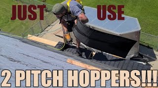 BEST WAY To Shingle Steep Roofs PERIOD!!