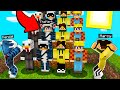 NASCONDINO TRASFORMATO DA YOUTUBER CONTRO I MIEI AMICI SU MINECRAFT!!