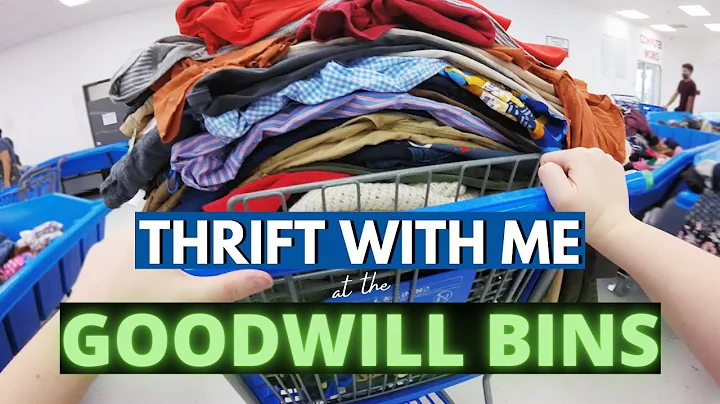 Come THRIFT WITH ME at the GOODWILL BINS | How I Find Items to Resell at the Goodwill Outlet