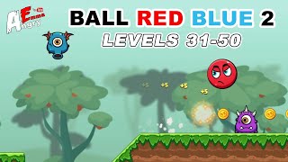 Ball 🔴Red 🔵Blue 2 - Levels 31-50 / Gameplay Walkthrough (Android Game) screenshot 4