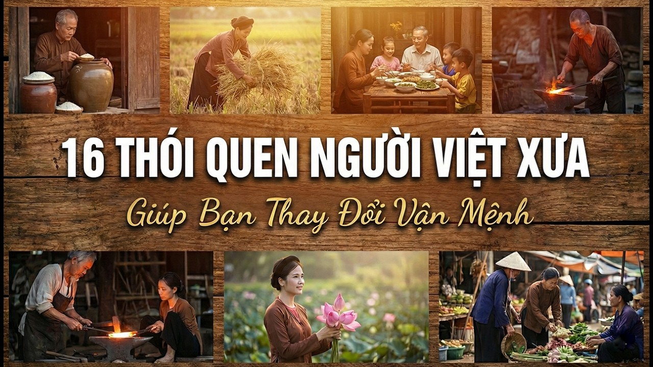 16 Thói Quen Của Người Việt Xưa Giúp Bạn Thay Đổi Vận Mệnh