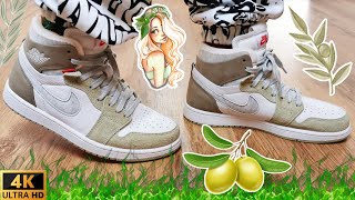 Jordan​ 1​ High​ ZOOM​ CMFT​ OLIVE AURA / DETAIL​ &​ ON​ FEET​ / EP.233