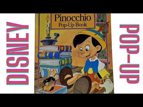 Walt Disney's Pinocchio Pop-Up Book - YouTube