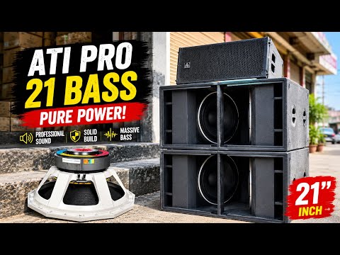 गर्दा उड़ा देगा ये 21inch Bass Speaker Ati Pro PD2165HD