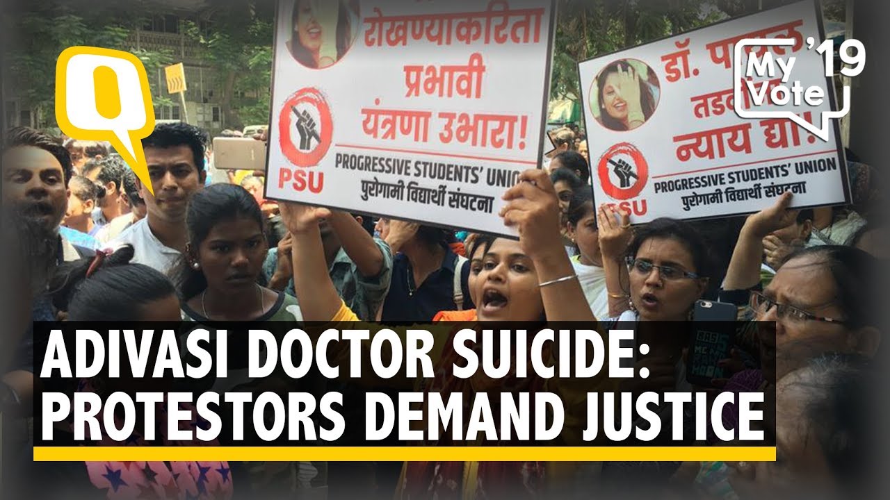 Protestors Demand Action Against Dr Payal Tadvi’s Harassers  | The Quint