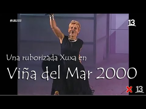 Los 2000 - Una ruborizada Xuxa en Viña del Mar