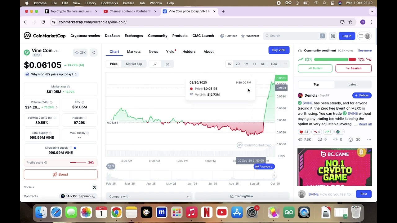 VINE Coin VINEquick Update ⚠️ | VINE Token Price Prediction | VINE Prediction 2025