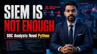 SOC Analysts Must Learn Python Before It’s Too Late | SIEM Is Not Enough