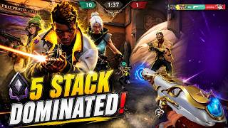 WE DOMINATED VALORANT With a 5-Stack 😂🔥
