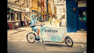 Iceblast - An Electric Cargo Bike Delivering Ice To Busy London Venues