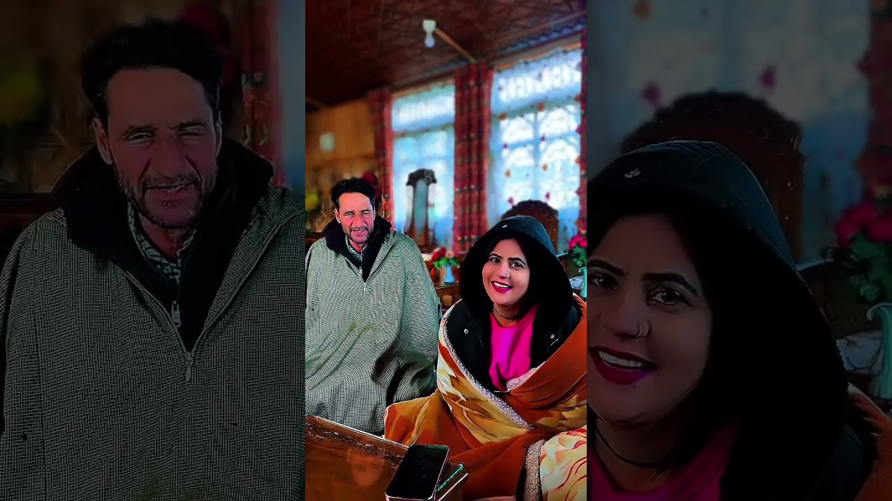 Renu Chaudhary Kashmir boat house,🌄🌄🌄