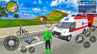 Spider Rope Hero Ninja Gangster Crime Vegas City #6 - Android Gameplay screenshot 5