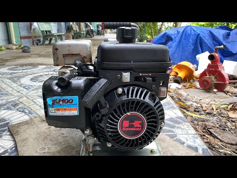 Video Máy bơm nước Kawasaki FJ100 mini 4 thì ohv giá:2 triệu... - youtube