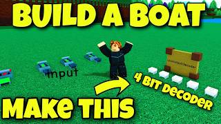 Build a 4 Bit Decoder In Less Than a Minute | Build a Boat