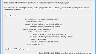 How to check system properties