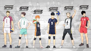 Haikyuu Height Comparison On Season 4