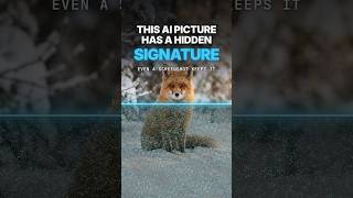 ChatGPT and Gemini Pictures Carry a Hidden Signature
