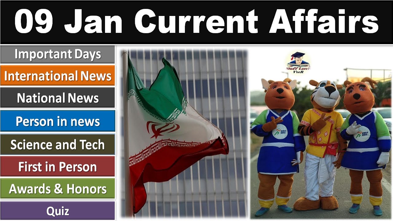 PIB News 9 January 2020 - The Hindu, Current Affairs, Nano Magazine by VeeR, UPSC, IAS, PSC, UK, USA