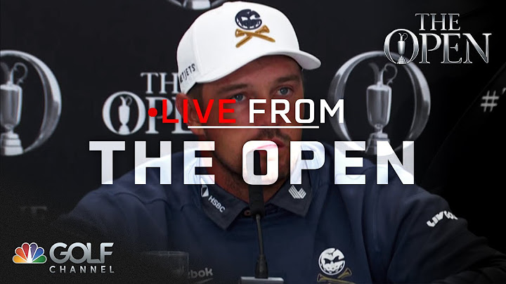 Bryson DeChambeau 'trying to figure out' wind at Royal Portrush | Live From The Open | Golf Channel