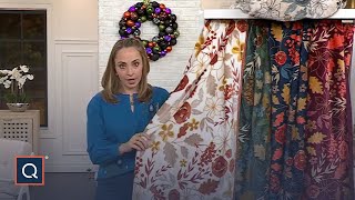 Home Reflections Reversible Plush 60x80 Harvest Throw | QVC