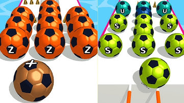 AZ Run - 2048 ABC Runner! Ball Run Game Levels (181-190) Android iOS Gameplay