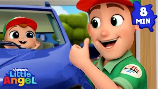 baby john helps dad little helper little angel nursery rhymes