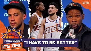 Devin Booker, Kevin Durant discuss first-round playoff exit, leadership and what's next for Suns