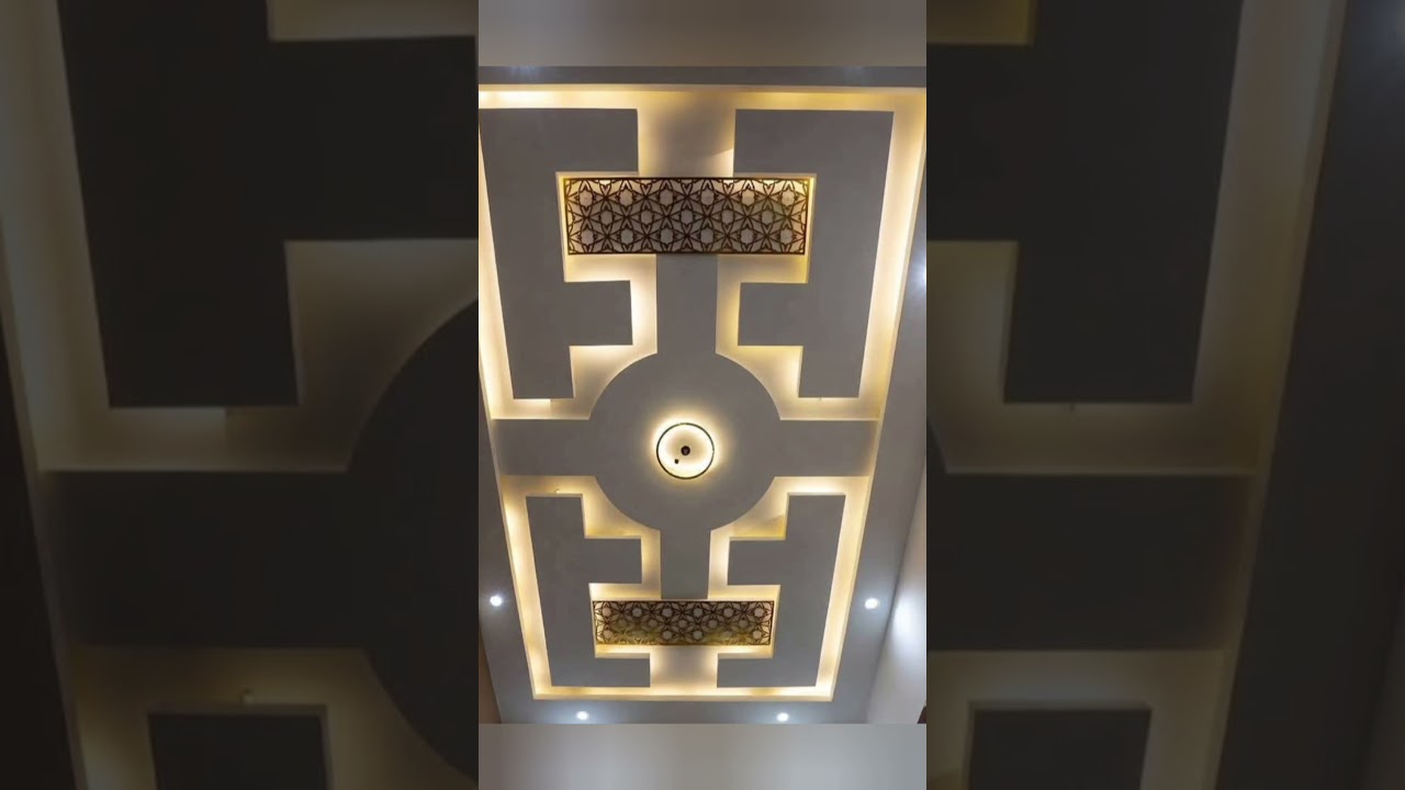 Stylish Gypsum False Ceiling Design Ideas with Hidden Lights