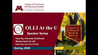 OLLI At the U: How Your Favorite Childhood Stories Came to Life